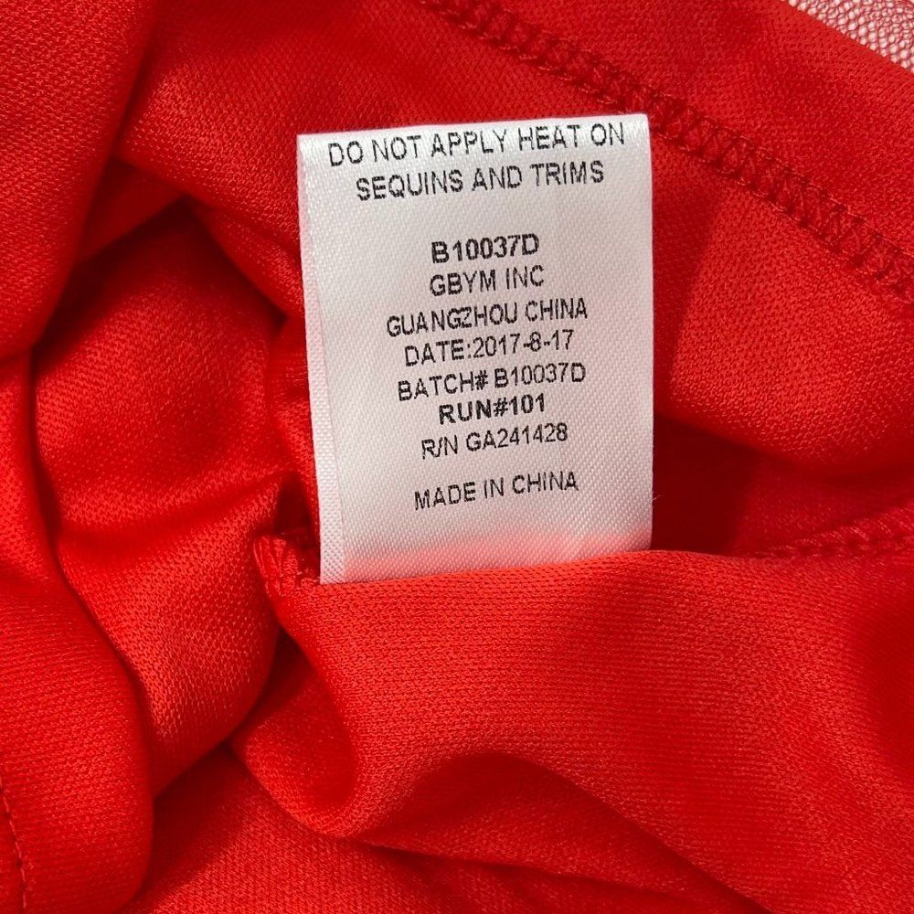 Red Star Print Tulle Skirt for Kids - Picture 4 of 7